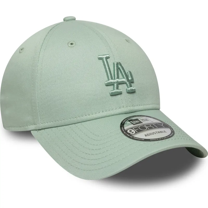 jasnozielona-regulowana-czapka-z-zakrzywionym-daszkiem-z-zielonym-logo-9forty-colour-pack-los-angeles-dodgers-mlb-new-era