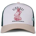 coastal-venus-bay-hft-white-green-and-beige-trucker-hat