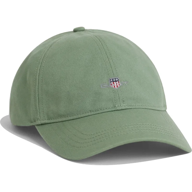 zielona-regulowana-czapka-z-daszkiem-shield-cotton-twill-kalamata-green-od-gant