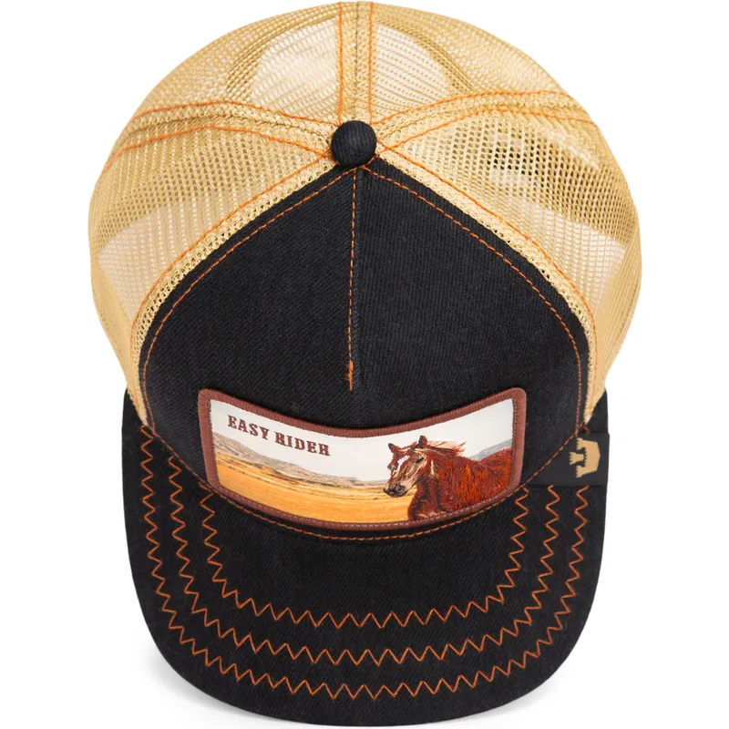 czapka-trucker-czarna-kon-easy-rider-wild-heart-the-farm-od-goorin-bros