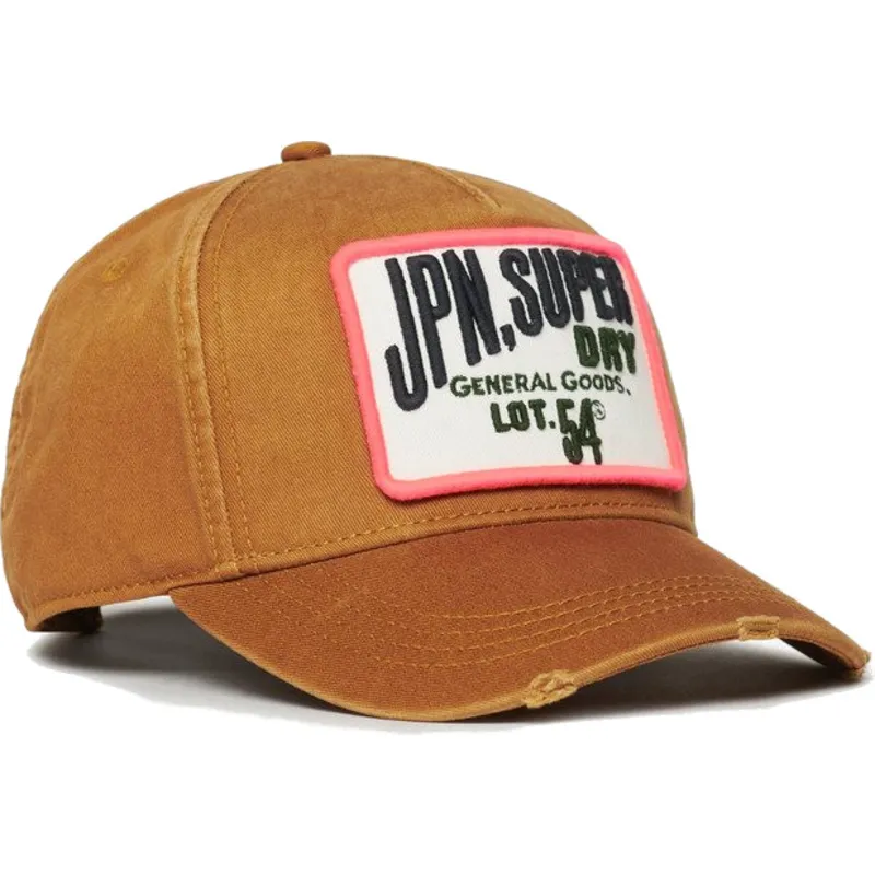 brazowa-regulowana-czapka-z-daszkiem-graphic-denim-co-tobacco-brown-od-superdry brazowa-regulowana-czapka-z-daszkiem-graphic-denim-co-tobacco-brown-od-superdry