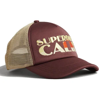 Czapka trucker brązowa Vintage Brown Chicory Coffee od Superdry