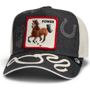 Goorin Bros. Power Full Throttle Horse Play The Farm Navy Blue Trucker Hat