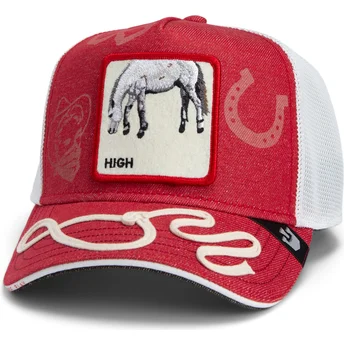 Goorin Bros. High Way Up Horse Play The Farm Red Trucker Hat