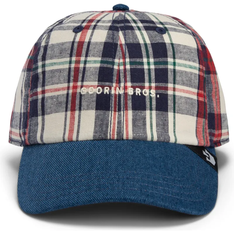 goorin-bros-curved-brim-raised-in-a-barn-papa-cap-madras-the-farm-granatowo-czerwona-czapka-snapback