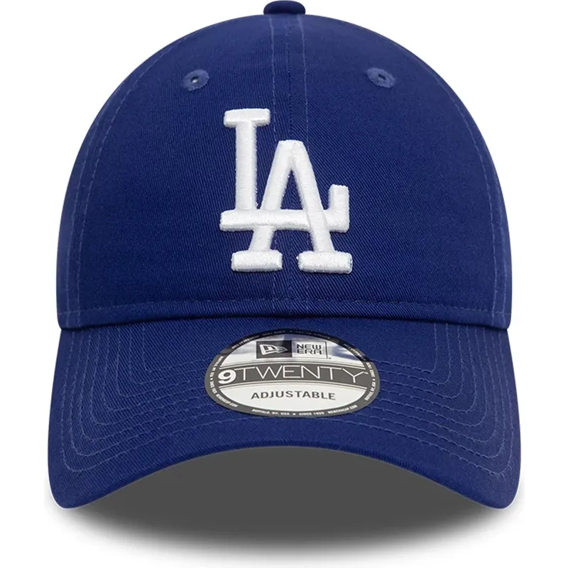 niebieska-regulowana-czapka-z-zakrzywionym-daszkiem-9twenty-league-essential-los-angeles-dodgers-mlb-new-era