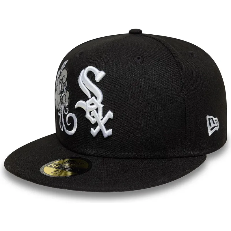 czarna-dopasowana-czapka-z-daszkiem-59fifty-food-icon-windy-city-chicago-white-sox-mlb-new-era