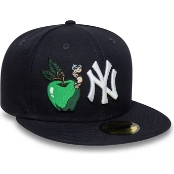 Granatowa dopasowana czapka z daszkiem 59FIFTY Food Icon New York Yankees MLB marki New Era