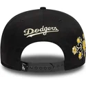 czarna-plaska-czapka-snapback-9fifty-floral-los-angeles-dodgers-mlb-od-new-era