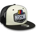 czapka-trucker-plaska-bezowo-czarna-9fifty-classics-logo-nascar-new-era