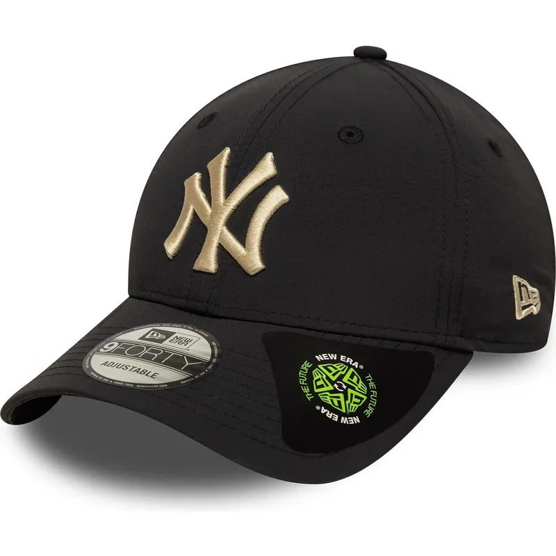 czarna-zakrzywiona-czapka-regulowana-z-bezowym-logo-9forty-recycled-new-york-yankees-mlb-new-era