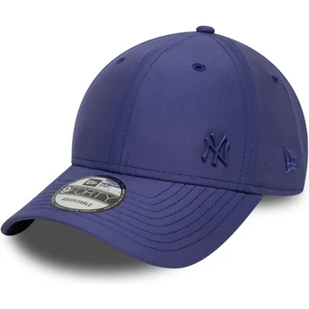 Fioletowa zakrzywiona czapka regulowana 9FORTY Tonal Flawless New York Yankees MLB od New Era
