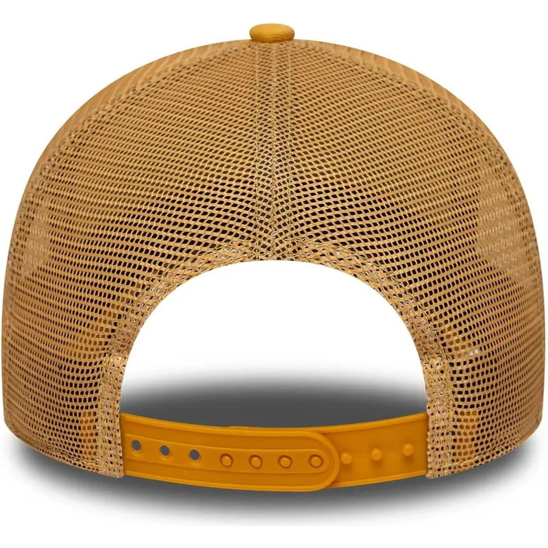 czapka-trucker-zolta-z-zoltym-logo-a-frame-league-essential-new-york-yankees-mlb-new-era