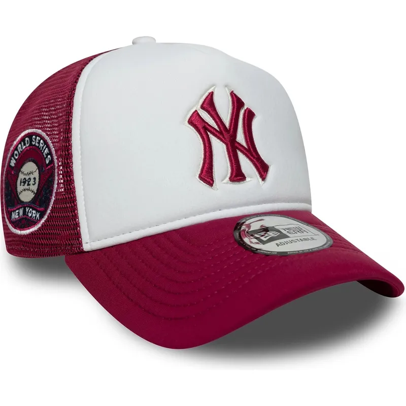 czapka-trucker-biala-i-czerwona-z-czerwonym-logo-e-frame-world-series-new-york-yankees-mlb-new-era