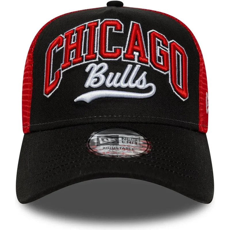 czapka-trucker-czarno-czerwona-e-frame-script-chicago-bulls-nba-new-era