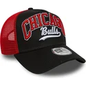 czapka-trucker-czarno-czerwona-e-frame-script-chicago-bulls-nba-new-era
