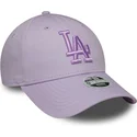 fioletowa-regulowana-czapka-z-daszkiem-dla-kobiet-z-fioletowym-logo-los-angeles-dodgers-mlb-9forty-league-essential-od-new-era