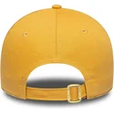 damska-zolta-czapka-z-zakrzywionym-daszkiem-i-regulacja-9forty-metallic-logo-los-angeles-dodgers-mlb-od-new-era