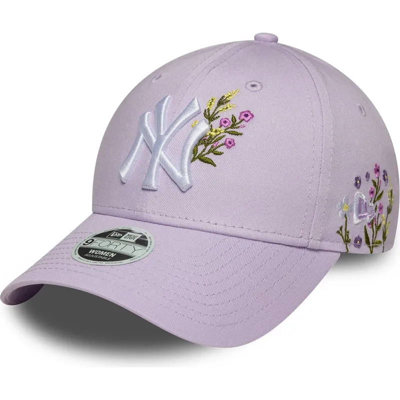 fioletowa-regulowana-czapka-z-zakrzywionym-daszkiem-dla-kobiet-9forty-floral-icon-new-york-yankees-mlb-new-era