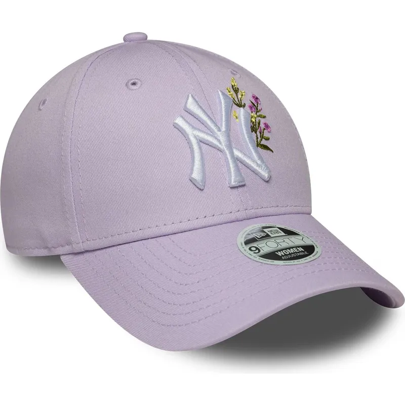 fioletowa-regulowana-czapka-z-zakrzywionym-daszkiem-dla-kobiet-9forty-floral-icon-new-york-yankees-mlb-new-era