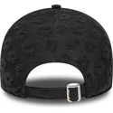 czarna-regulowana-czapka-z-zakrzywionym-daszkiem-dla-kobiet-9forty-floral-towelling-new-york-yankees-mlb-od-new-era