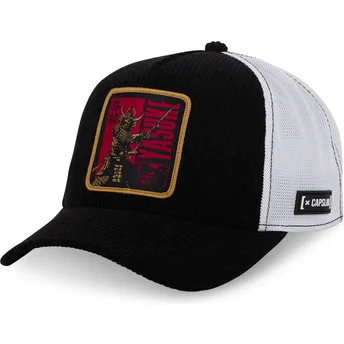 Czarna i biała czapka trucker Yasuke YAS2 Assassin's Creed od Capslab