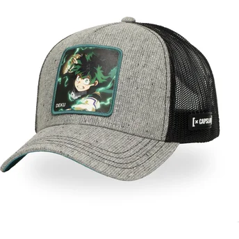 Szara czapka truckerka Izuku Midoriya Deku MHA DEK My Hero Academia od Capslab