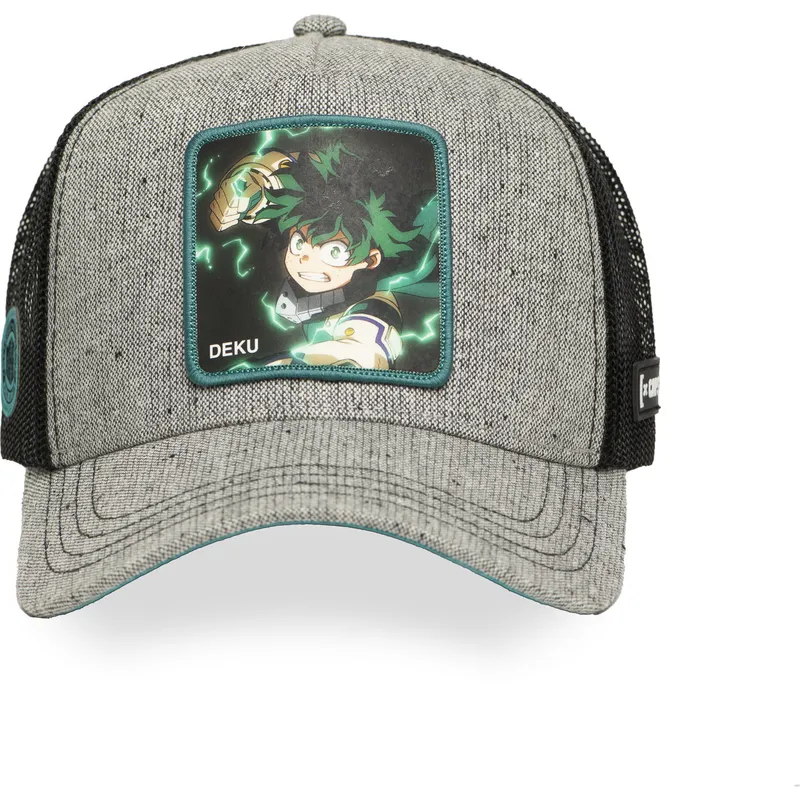 czapka-trucker-szara-izuku-midoriya-deku-mha-dek-my-hero-academia-od-capslab