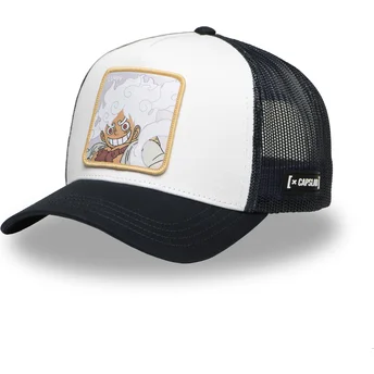 Czapka trucker biała i czarna Monkey D. Luffy OP5 GEA One Piece od Capslab