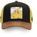 czapka-z-daszkiem-czarna-zolta-i-brazowa-snapback-pikachu-pmk6-pik-pokemon-od-capslab