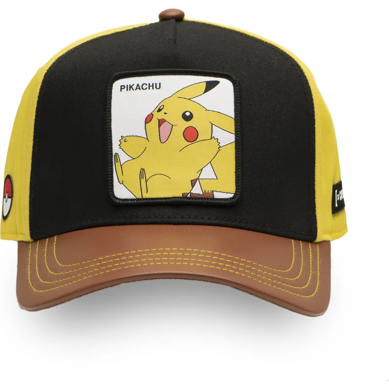 czapka-z-daszkiem-czarna-zolta-i-brazowa-snapback-pikachu-pmk6-pik-pokemon-od-capslab