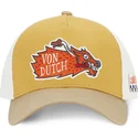 brazowo-biala-czapka-trucker-wild05-od-von-dutch
