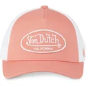 rozowo-biala-regulowana-czapka-trucker-lof-b25-von-dutch
