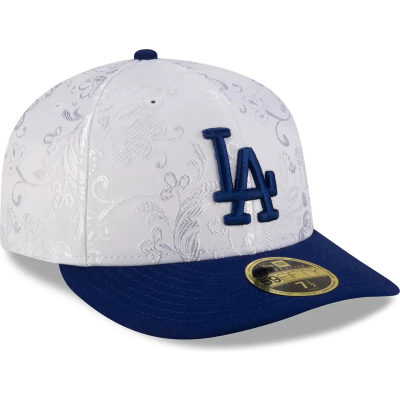 biala-i-niebieska-dopasowana-czapka-z-daszkiem-59fifty-day-low-profile-los-angeles-dodgers-mlb-new-era