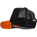 czarna-i-pomaranczowa-czapka-trucker-z-wilkiem-solo-wolf-fab-farm-od-goorin-bros
