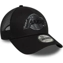 czarna-regulowana-czapka-trucker-z-szarym-logo-los-angeles-lakers-nba-9forty-od-new-era
