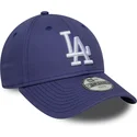 fioletowa-zakrzywiona-czapka-regulowana-dla-dzieci-9forty-league-essential-los-angeles-dodgers-mlb-od-new-era