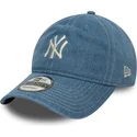 regulowana-niebieska-czapka-z-daszkiem-9twenty-denim-new-york-yankees-mlb-od-new-era