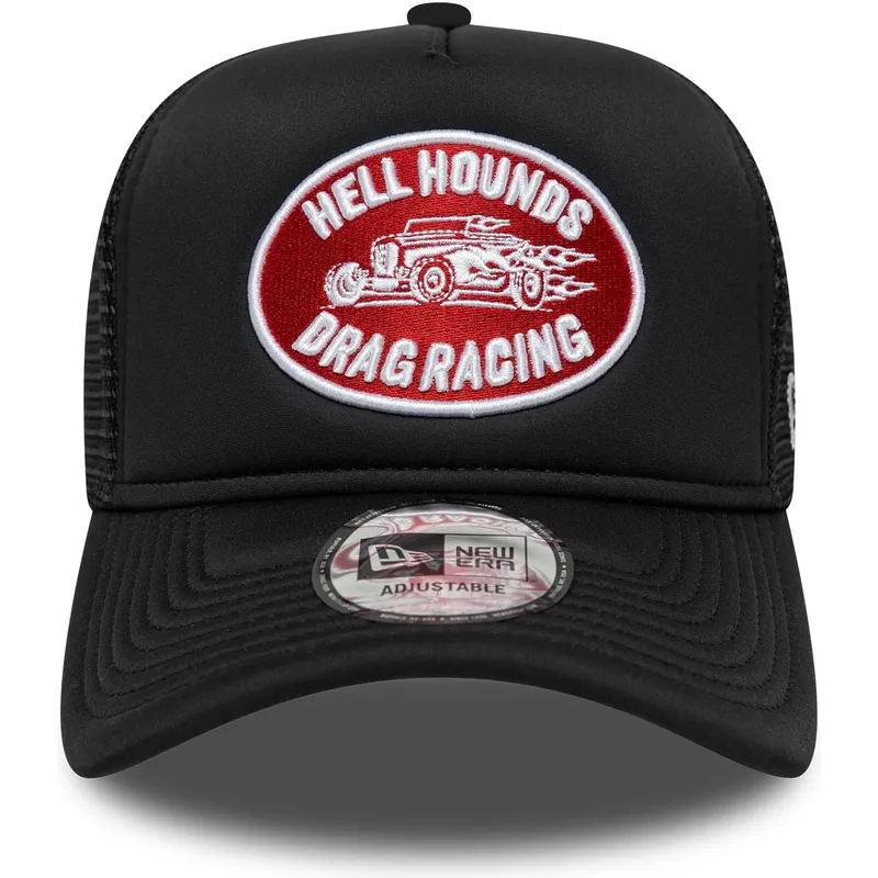 czarna-czapka-trucker-a-frame-graphic-patch-marki-new-era