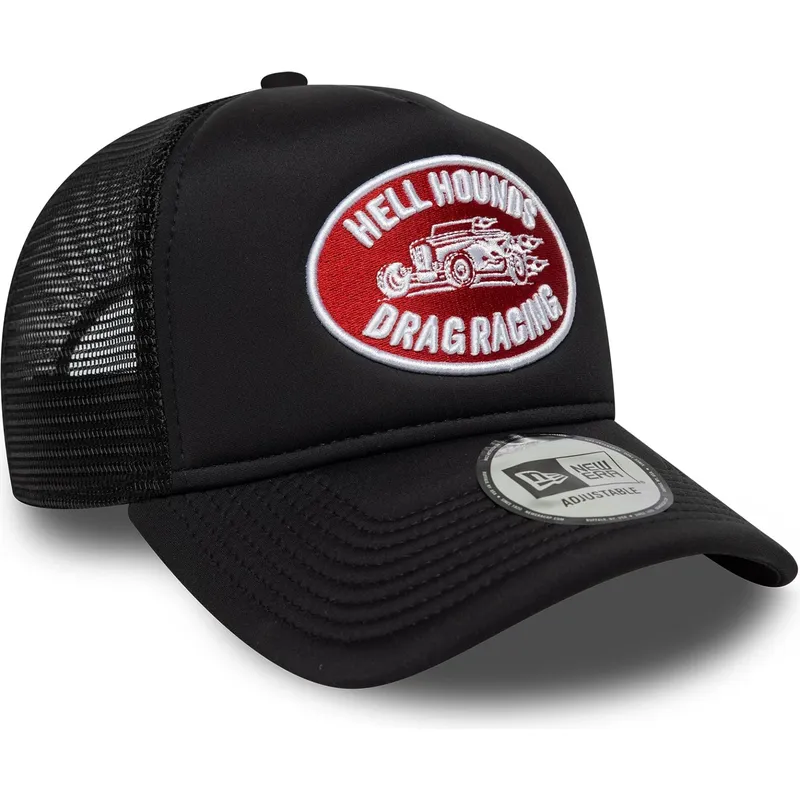 czarna-czapka-trucker-a-frame-graphic-patch-marki-new-era