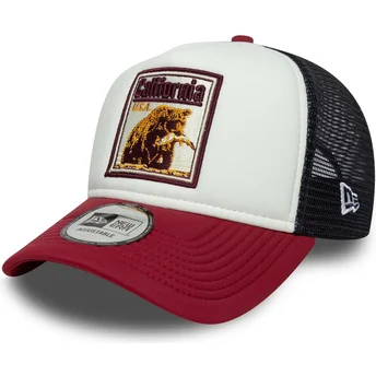 Czapka truckerowa wielokolorowa A Frame Graphic Patch z Kalifornii Stany i Kraje od New Era