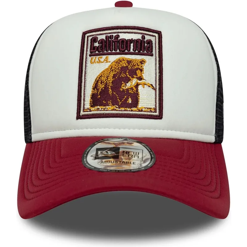 czapka-trucker-multicolor-a-frame-graphic-patch-california-stany-i-kraje-new-era