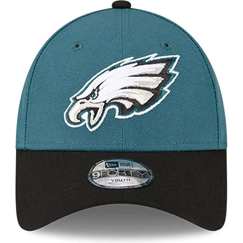 zielono-czarna-regulowana-czapka-z-daszkiem-dla-chlopca-9forty-the-league-philadelphia-eagles-nfl-new-era