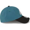 zielono-czarna-zakrzywiona-czapka-regulowana-dla-dzieci-9forty-the-league-philadelphia-eagles-nfl-od-new-era
