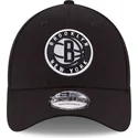 czarna-zakrzywiona-regulowana-czapka-dziecieca-9forty-the-league-brooklyn-nets-nba-od-new-era
