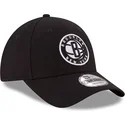 czarna-zakrzywiona-regulowana-czapka-dziecieca-9forty-the-league-brooklyn-nets-nba-od-new-era