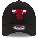 czarna-zakrzywiona-regulowana-czapka-dziecieca-9forty-the-league-chicago-bulls-nba-od-new-era