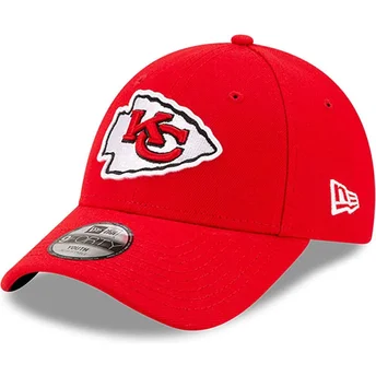 Czerwona zakrzywiona czapka regulowana dla dzieci 9FORTY The League Kansas City Chiefs NFL od New Era