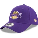 fioletowa-regulowana-czapka-z-daszkiem-dla-dzieci-9forty-the-league-los-angeles-lakers-nba-new-era