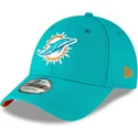 niebieska-zakrzywiona-regulowana-czapka-dziecieca-9forty-the-league-miami-dolphins-nfl-new-era